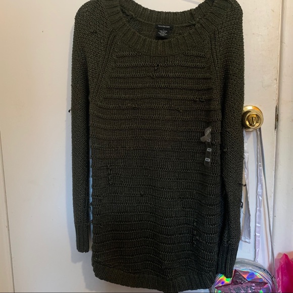 Calvin Klein Jeans Ripped Sweater - Picture 2 of 6